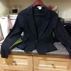 Blk lil blazer for size petite 6/8